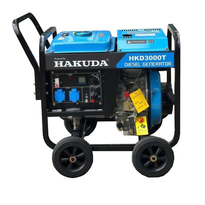 Máy Phát Điện Chạy Dầu Hakuda 3KW HKD3000T