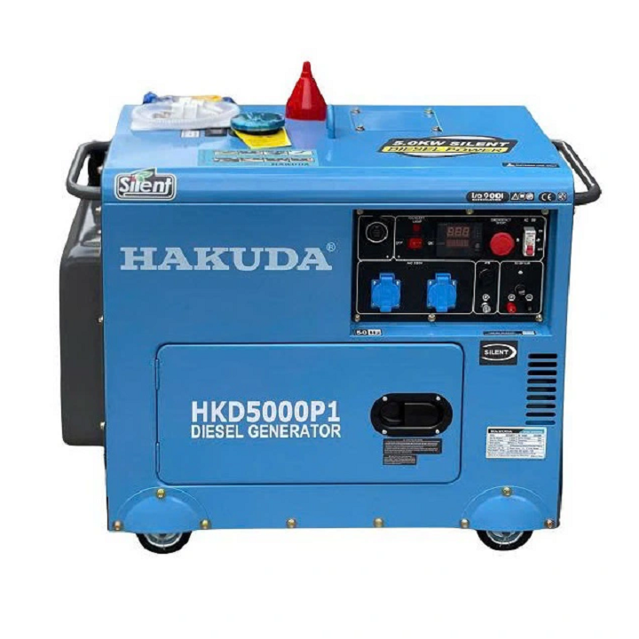 Máy Phát Điện Chạy Dầu 5KW Hakuda HKD5000P1