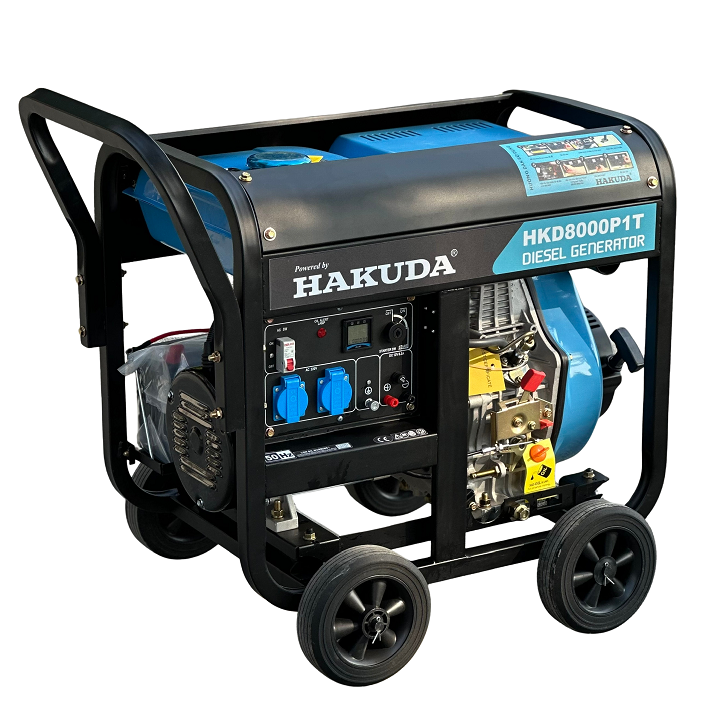 Máy Phát Điện Chạy Dầu 8KW Hakuda HKD8000P1T