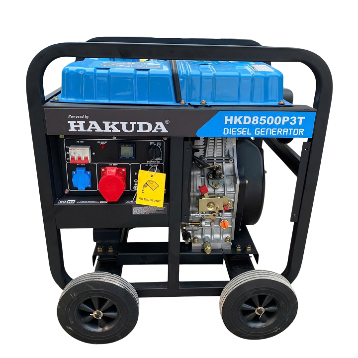 Máy Phát Điện Chạy Dầu 8KW Hakuda HKD8500P3T 3 Pha