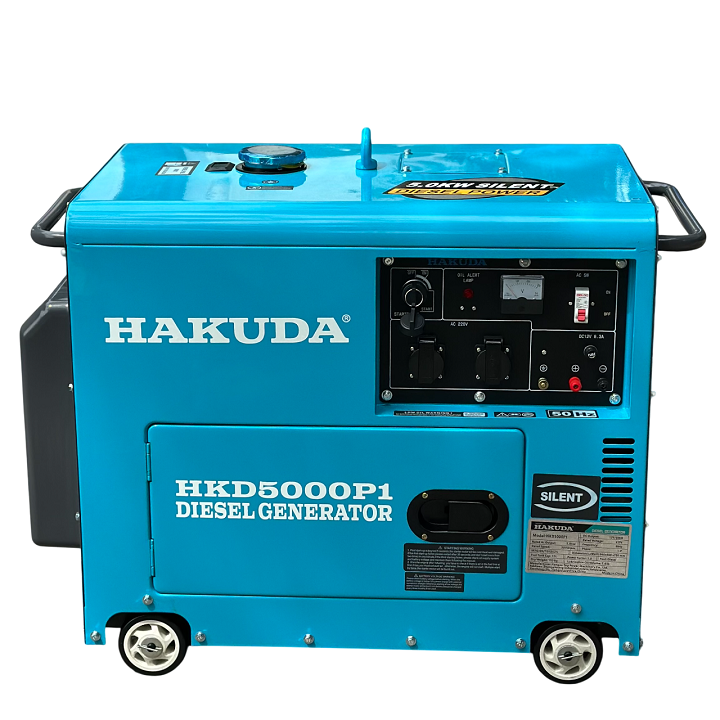 Máy Phát Điện Chạy Dầu Diesel Hakuda 5KW HKD5000P1 Đề