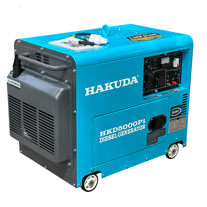 Máy Phát Điện Chạy Dầu 5KW Hakuda HKD5000P1