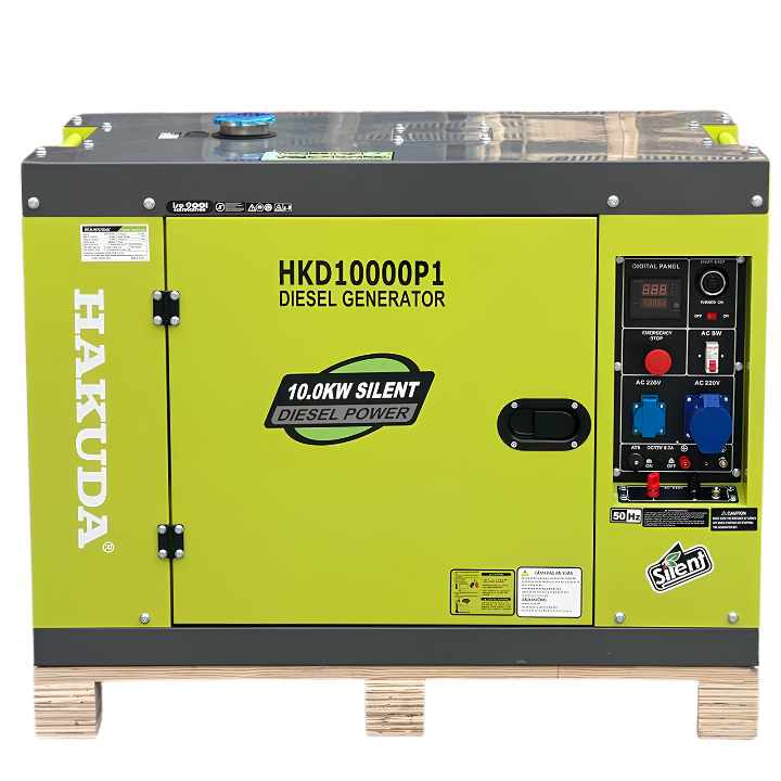 Máy Phát Điện Chạy Dầu Hakuda 10KW HKD10000P1
