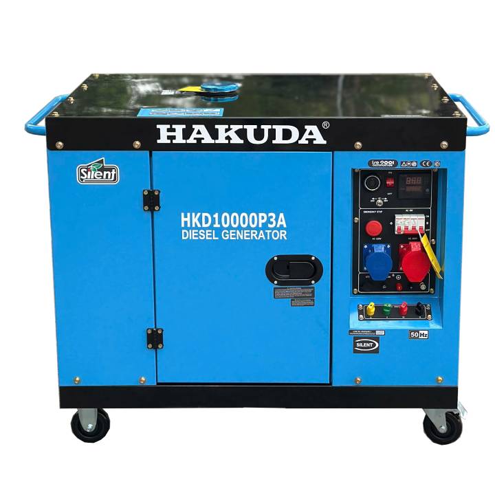 Máy Phát Điện Chạy Dầu Hakuda 10KW HKD10000P3A 3 Pha