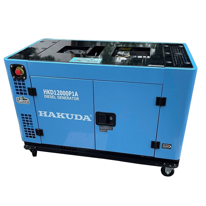 Máy Phát Điện Chạy Dầu Hakuda 12KW HKD12000P1A Siêu Cách Âm