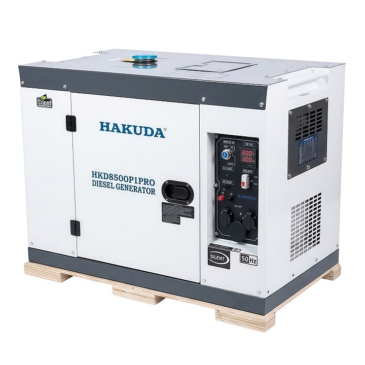 Máy Phát Điện Chạy Dầu Hakuda 8KW HKD8500P1PRO Siêu Cách Âm