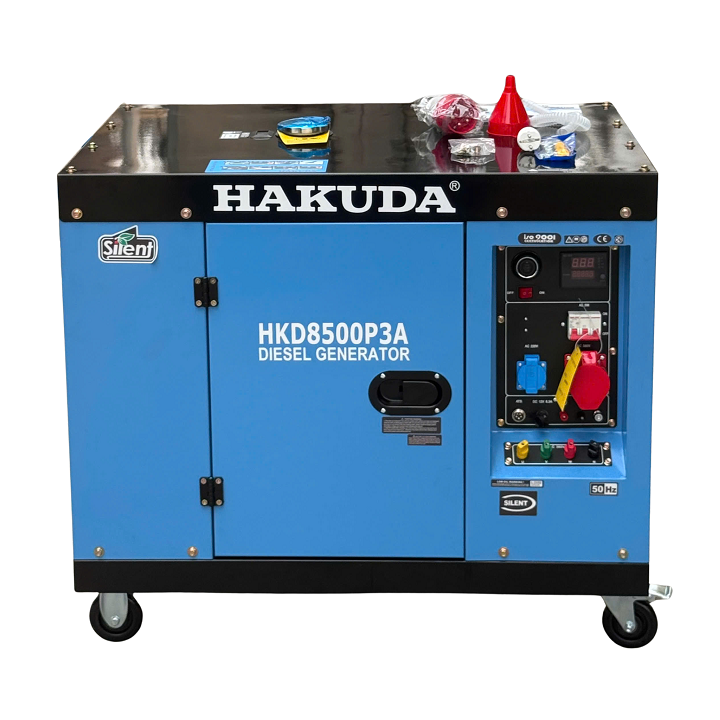 Máy Phát Điện Chạy Dầu Hakuda 8KW HKD8500P3A 3 Pha