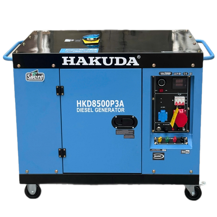 Máy Phát Điện Chạy Dầu Hakuda 8KW HKD8500P3A 3 Pha