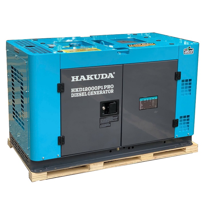 Máy Phát Điện Chạy Dầu Hakuda 12KW HKD12000P1A Siêu Cách Âm