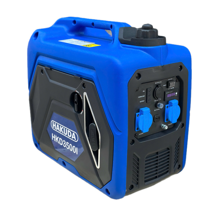Máy Phát Điện Chạy Xăng Inverter 3.5KW Hakuda HKD3500I Siêu Cách Âm
