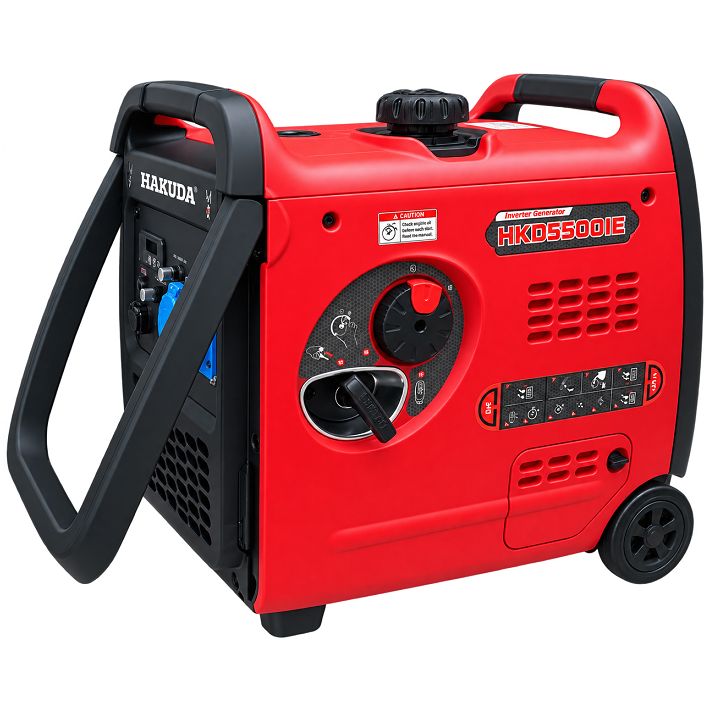 Máy Phát Điện Chạy Xăng Inverter 5KW Hakuda HKD5500IE Siêu Cách Âm New