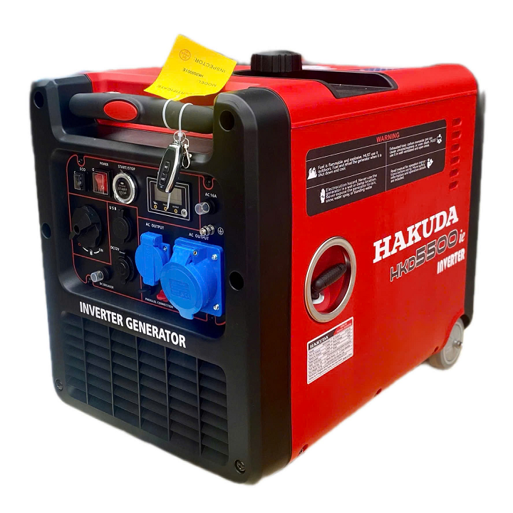 Máy Phát Điện Chạy Xăng Inverter 5KW Hakuda HKD5500ie Siêu Cách Âm