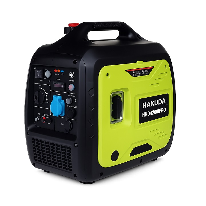 Máy Phát Điện Chạy Xăng Inverter Hakuda 4.2KW HKD4200IPRO Siêu Cách Âm