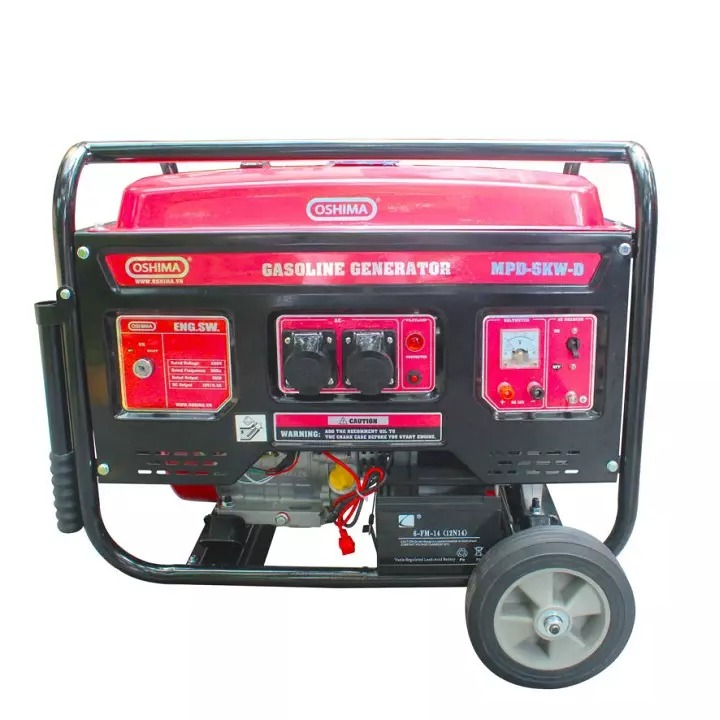 Máy Phát Điện Oshima Chạy Xăng 5kw Đề