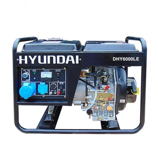Máy Phát Điện Hyundai Chạy Dầu 5.0KVA-5.5KVA DHY6000LE