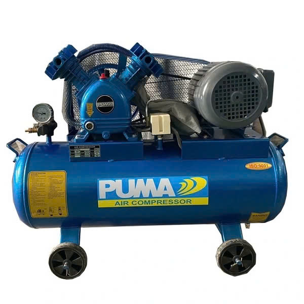 Máy Nén Khí Dây Đai 1HP 75L Puma PK 1075 1 Pha Áp 8 Bar