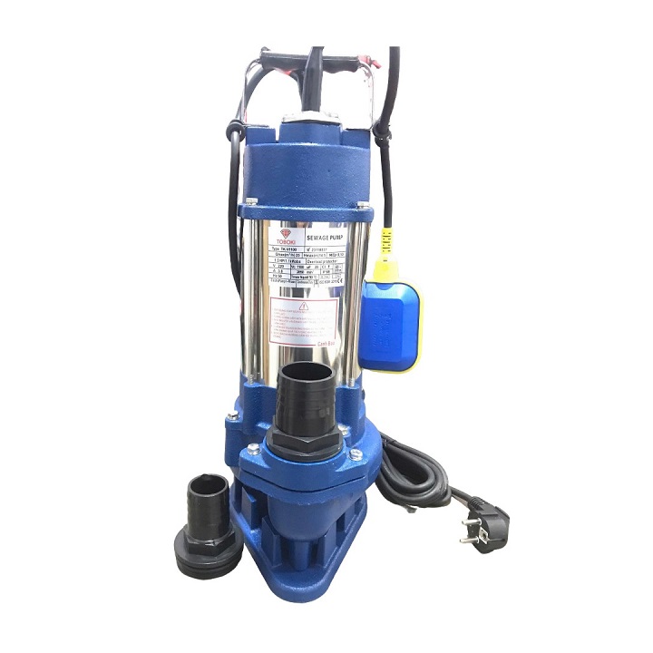 Máy Bơm Chìm Nước Thải Toboki 2200W TK-V2200 Có Phao Có Dao Chém Rác
