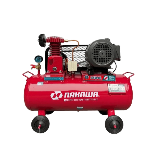 Máy Nén Khí Dây Đai Nakawa 1/2HP 40L NK0540E