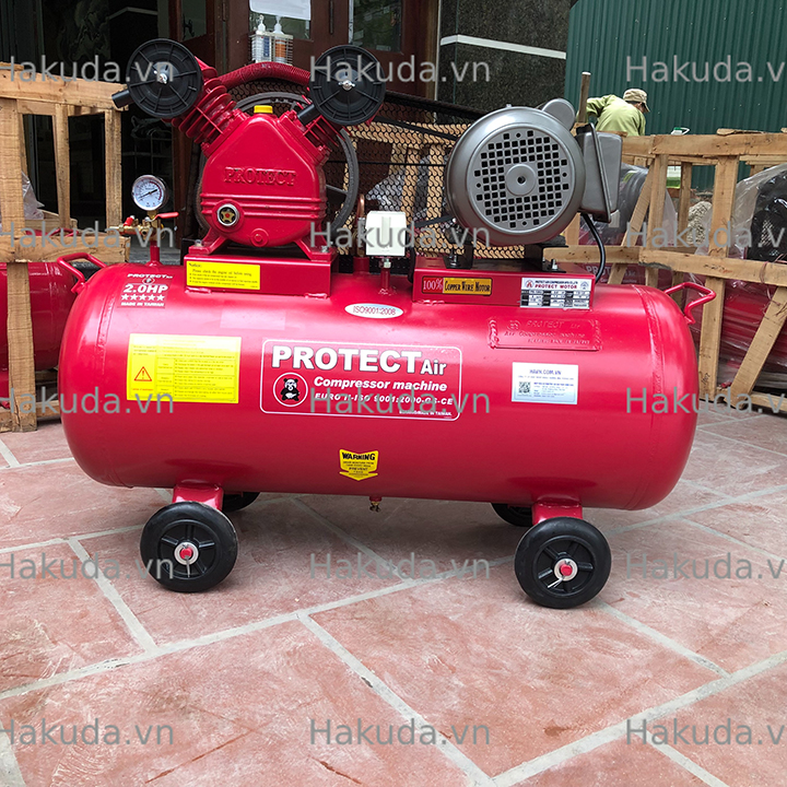 Máy Nén Khí Dây Đai 2Hp 118L Protect PR-1002