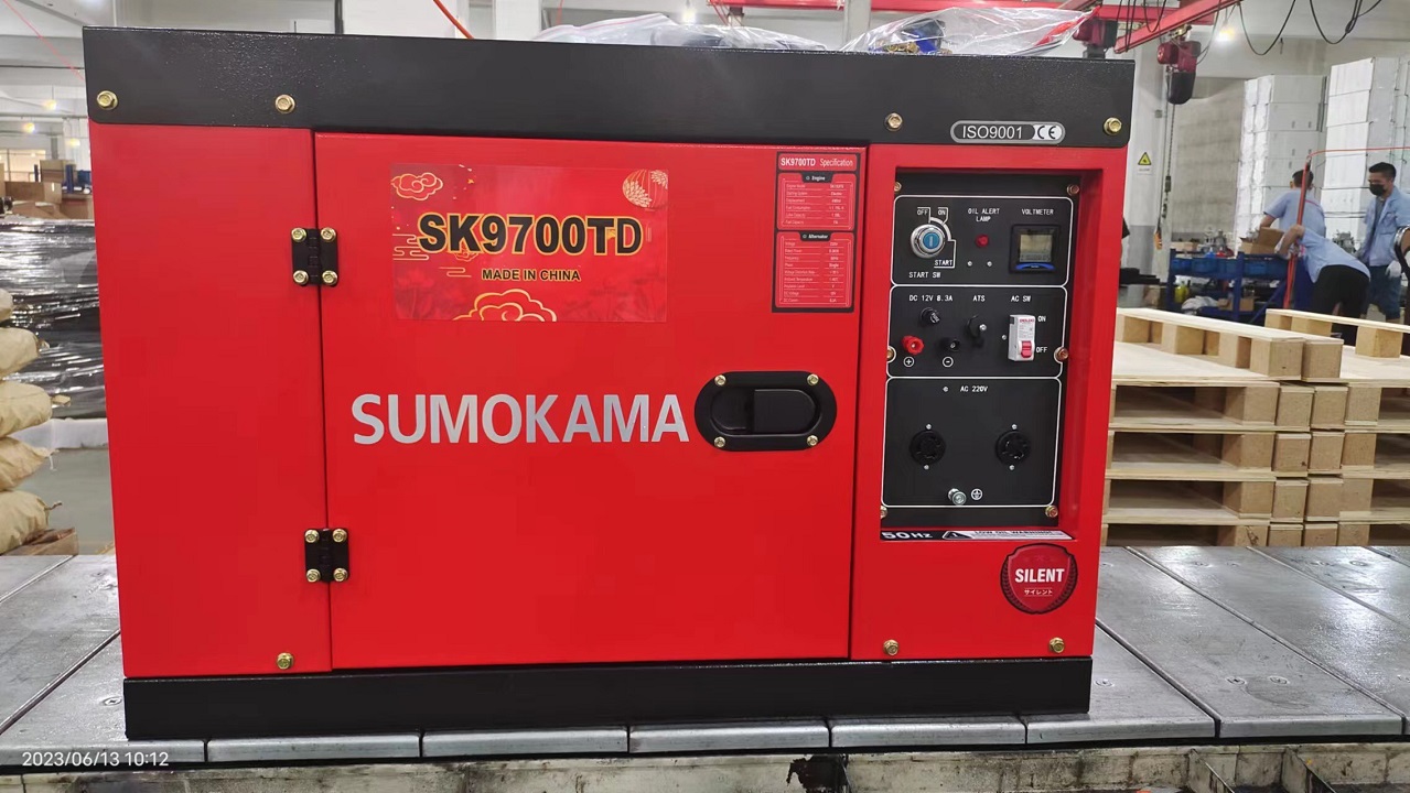 Máy Phát Điện Chạy Dầu 6Kw Sumokama SK9700TD