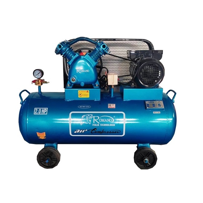 Máy Nén Khí Dây Đai 2HP Romano RM20-120 120L