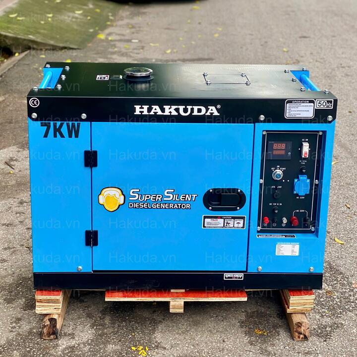 Máy Phát Điện Chạy Dầu Hakuda 7KW HKD7001P1 Siêu Cách Âm