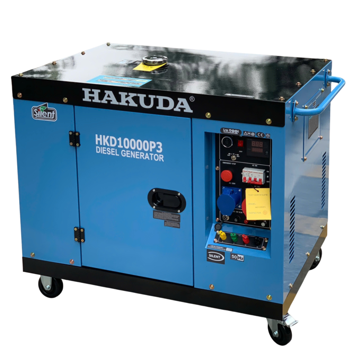 Máy Phát Điện Chạy Dầu Hakuda 10KW HKD10000P3 3Pha