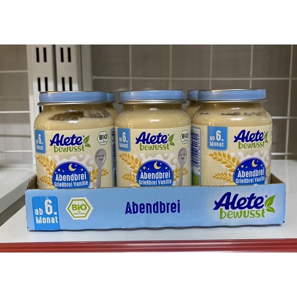 Hũ dinh dưỡng Alete bữa tối cho trẻ 6 tháng tuổi