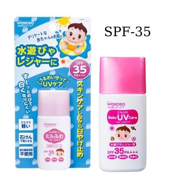 Kem Chống Nắng Cho Bé Wakodo SPF33 PA+++ Nhật Bản