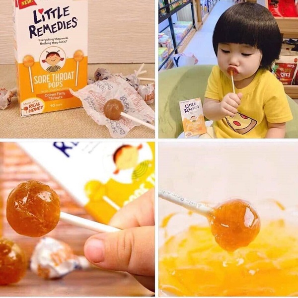 Hướng dẫn sử dụng kẹo ngậm ho Little Remedies