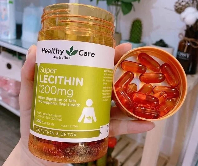 Mầm đậu nành Healthy Care Super Lecithin 1200mg Úc