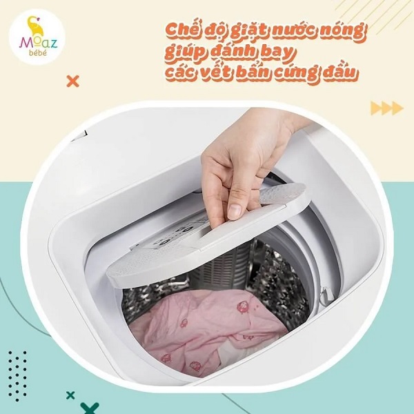 Hướng dẫn sử dụng máy giặt mini Moaz Bebe MB036