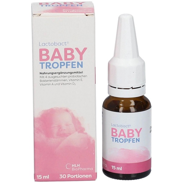 Men vi sinh đa chủng Lactobact Baby Tropfen cho trẻ sơ sinh