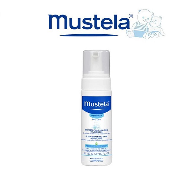 Dầu Gội Trị Cứt Trâu Mustela (Viêm Da Tiết Bã) 150ml cho trẻ sơ sinh