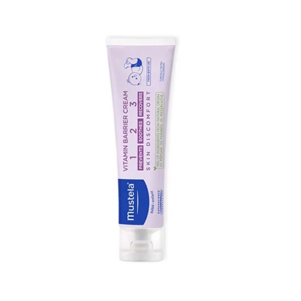 Kem hăm Mustela Vitamin Barrier Cream cho trẻ từ 0 tháng tuổi