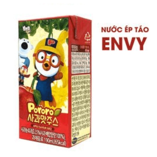 Nước trái cây Pororo Wondertok cho bé 1 tuổi 190ml