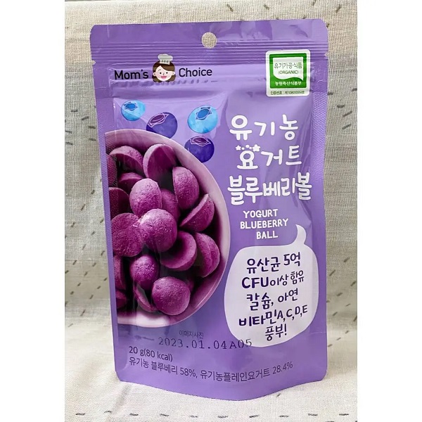 Sữa chua khô Hàn Quốc Mom's Choice cho bé 8 tháng
