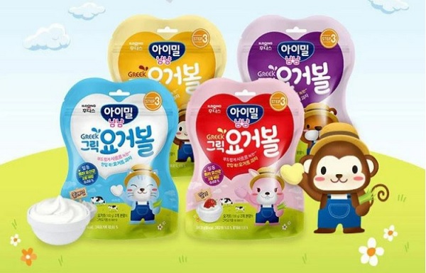 Sữa chua khô Hàn Quốc đủ vị trái cây