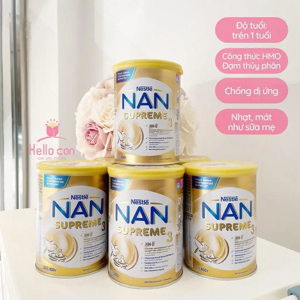 Sữa Nan Supreme chìa khóa vàng cho sự phát triển của trẻ nhỏ