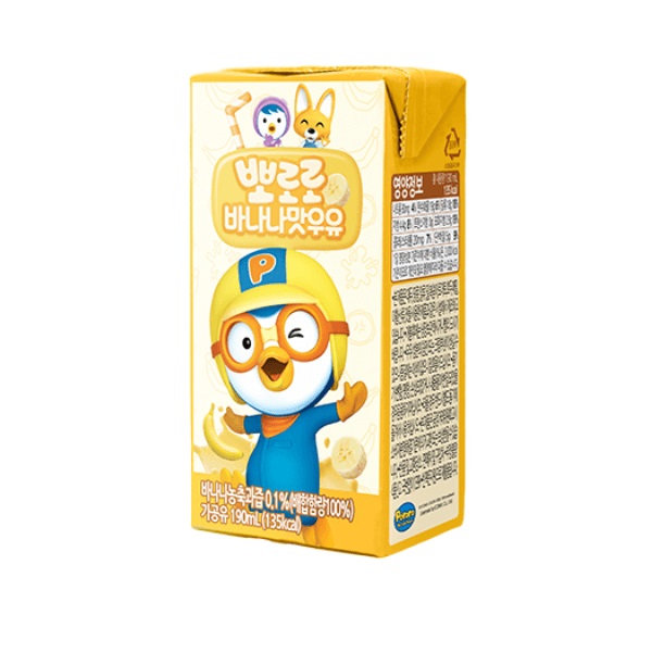 Sữa nước Pororo Hàn Quốc 190ml cho bé 1 tuổi