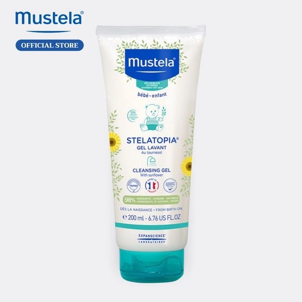 Sữa tắm gội Mustela 