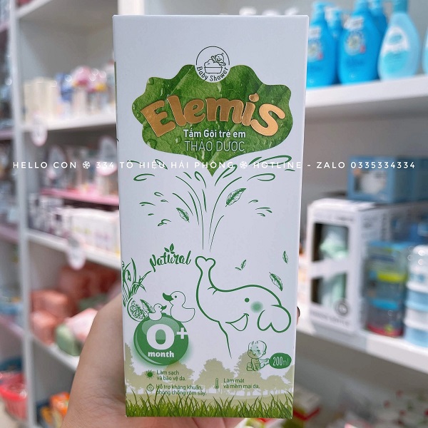 Sữa tắm Elemis - Sữa tắm thảo dược cho bé từ sơ sinh