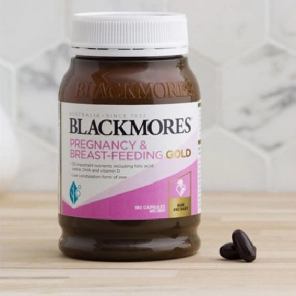 Vitamin tổng hợp Blackmores Pregnancy & Breast-feeding Gold 180 viên của Úc