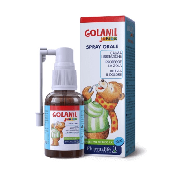Xịt họng Golanil Junior giảm ho, nóng rát họng cho trẻ từ 6 tháng