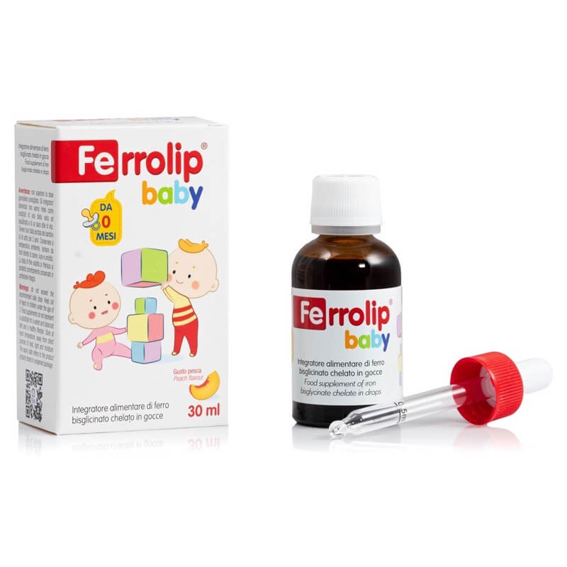 Sắt Ferrolip Baby - Sắt Hữu Cơ Dạng Nước Cho Trẻ từ 0 tháng tuổi