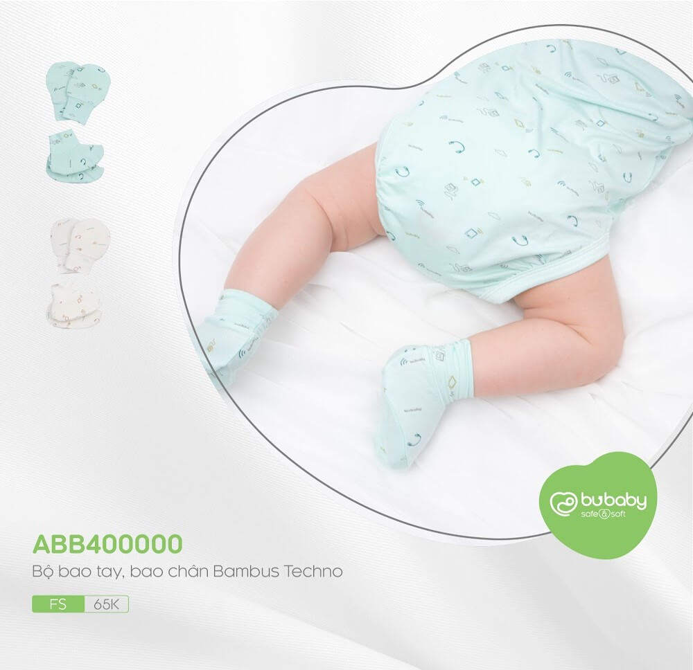 Bao tay bao chân Bu Baby Bambus