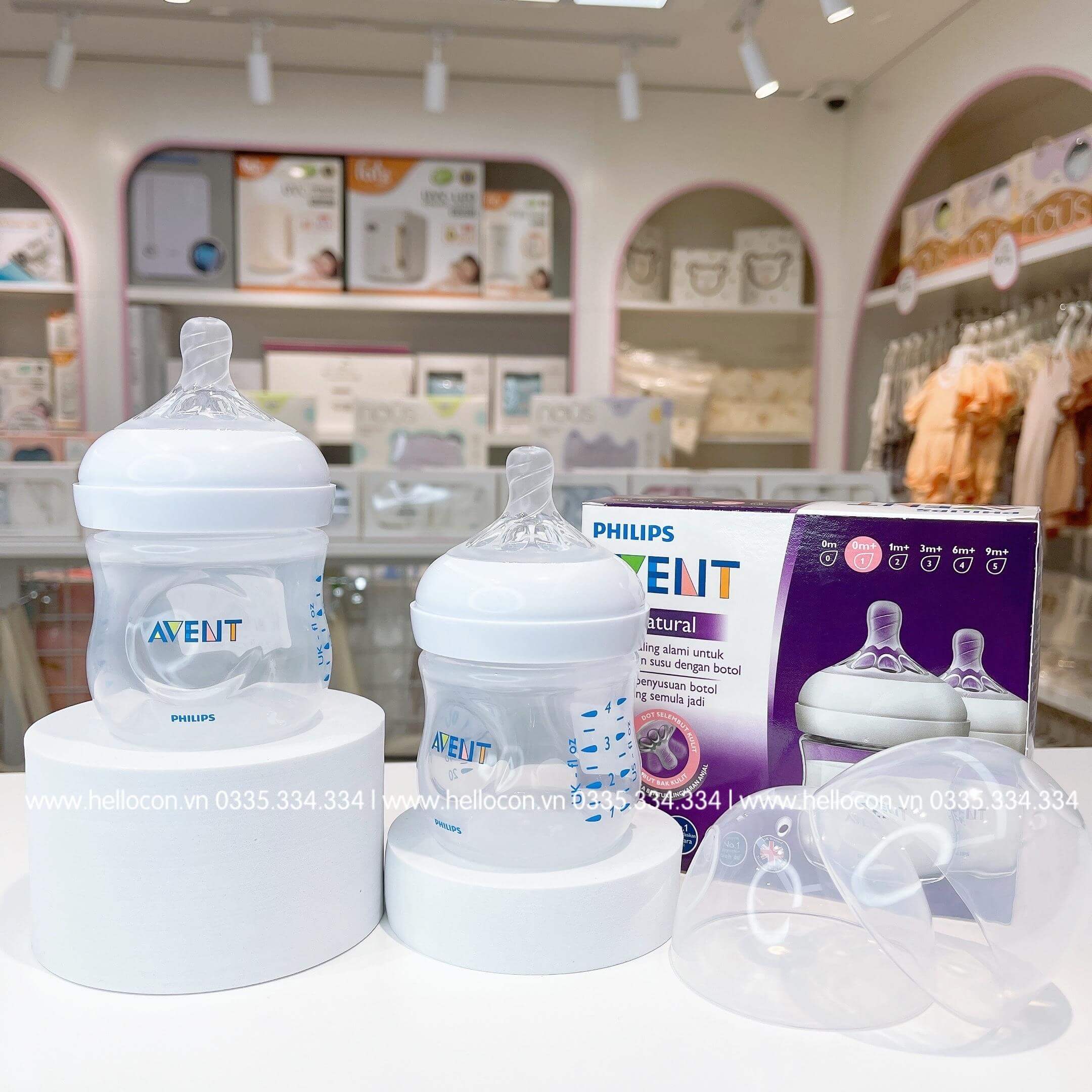 Bình sữa Avent PP mô phỏng tự nhiên (60ml, 125ml, 260ml, 330ml)