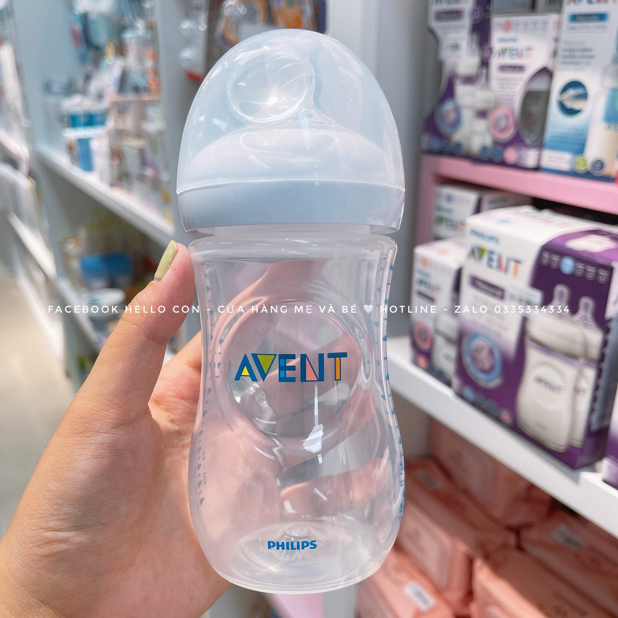 Bình sữa Avent PP mô phỏng tự nhiên (60ml, 125ml, 260ml, 330ml)