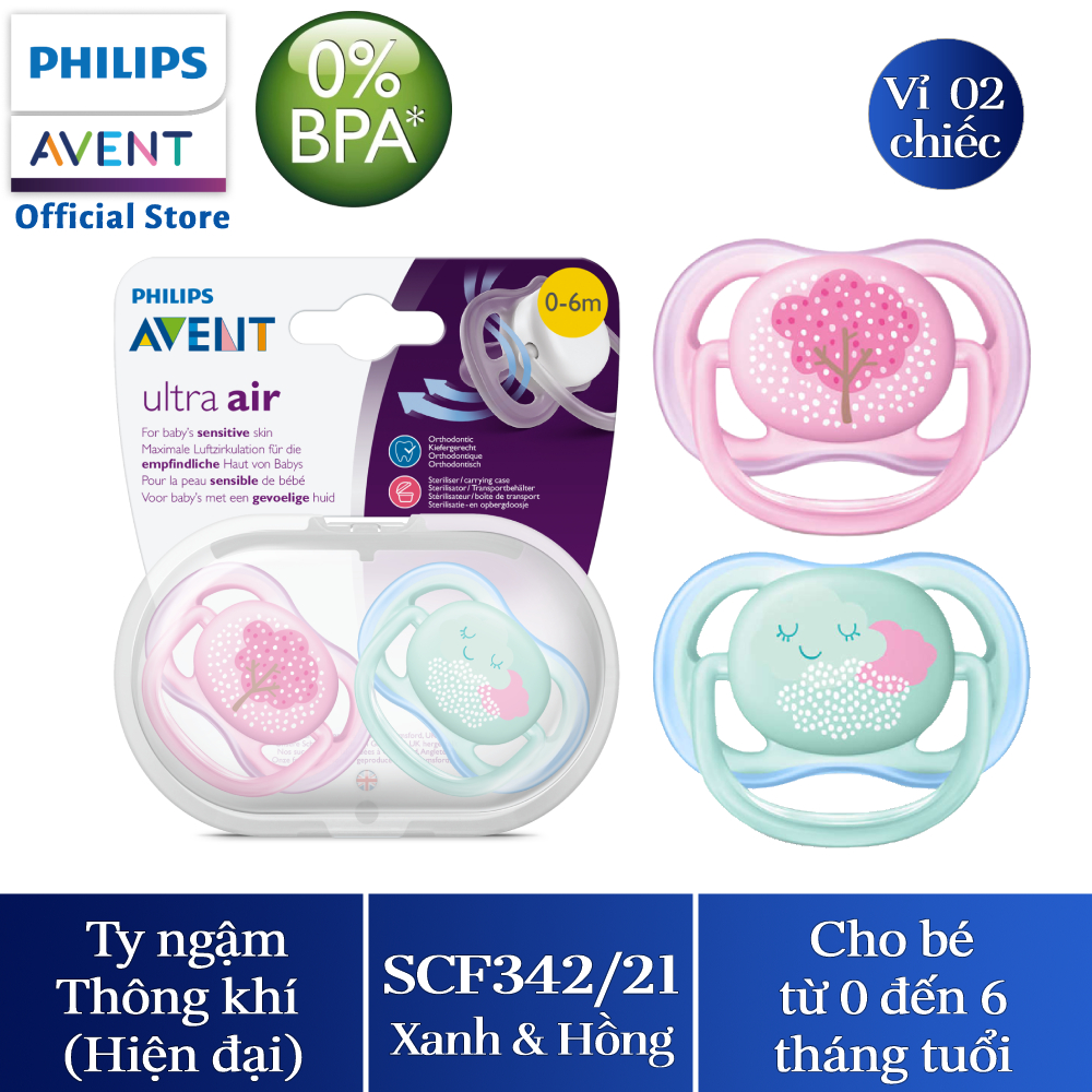 Ty giả Avent Ultra Air cho trẻ 0-6M và 6-18M