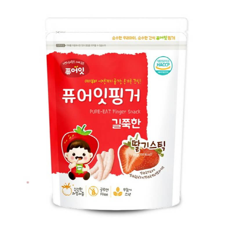 Bánh ăn dặm Naebro Hàn Quốc hình que cho bé 7 tháng